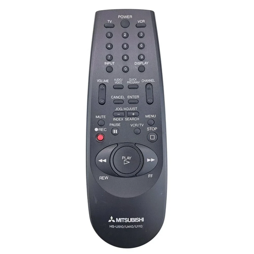 Mitsubishi Remote Control HS-U510/U410/U110 TV VCR Replacement OEM Original